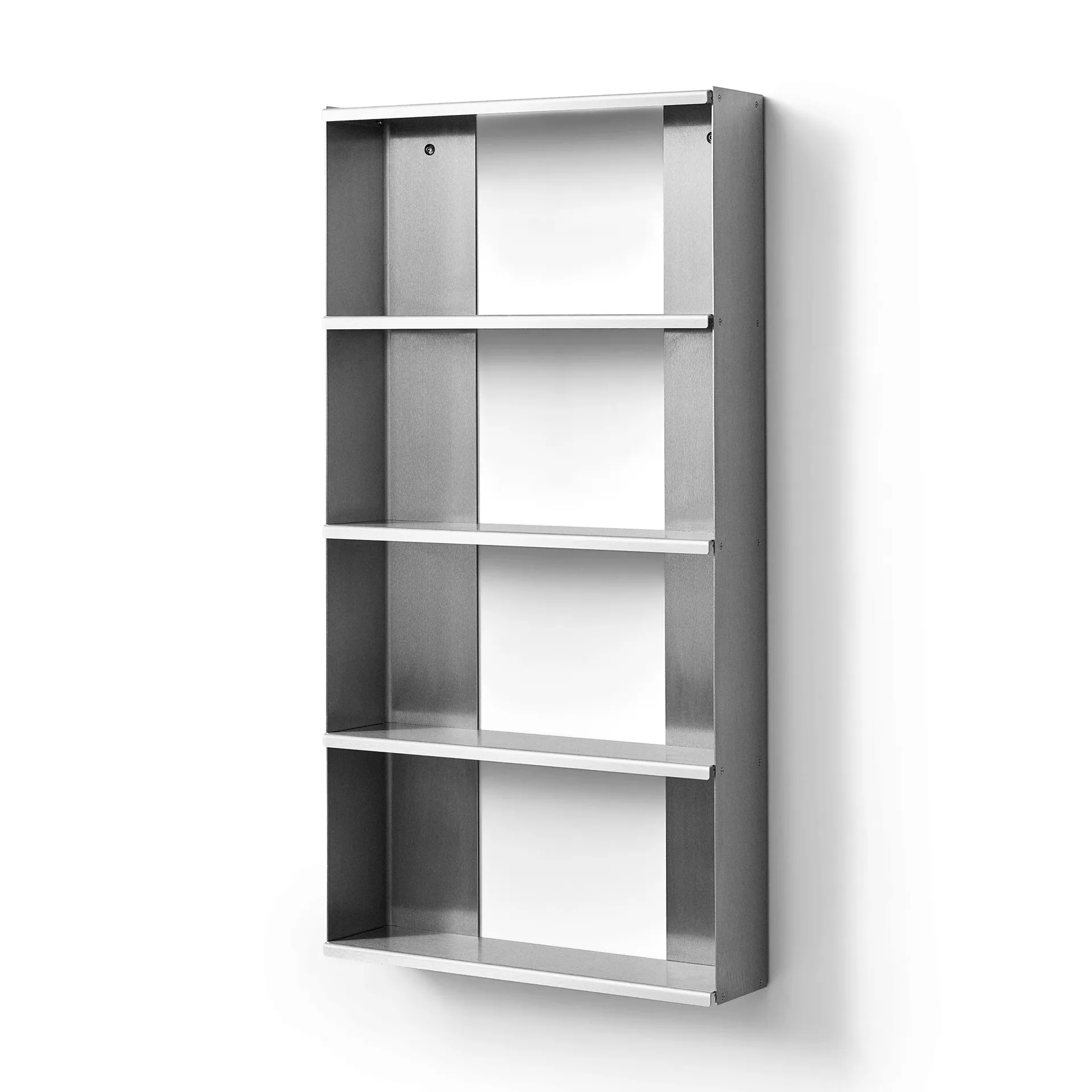Taper wandplank, Roestvrij staal, 50x98 cm Form & Refine