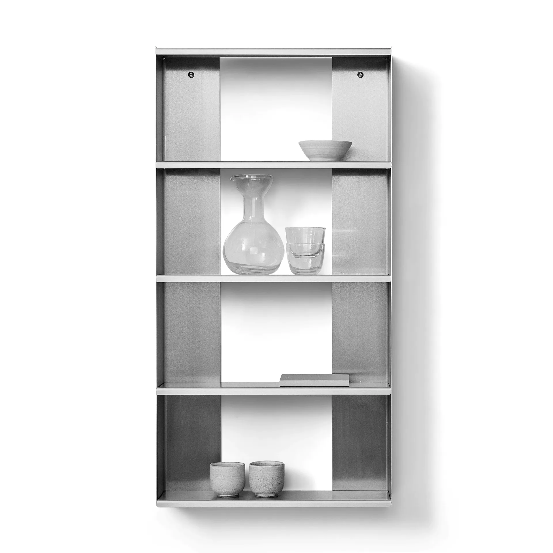 Taper wandplank, Roestvrij staal, 50x98 cm Form & Refine