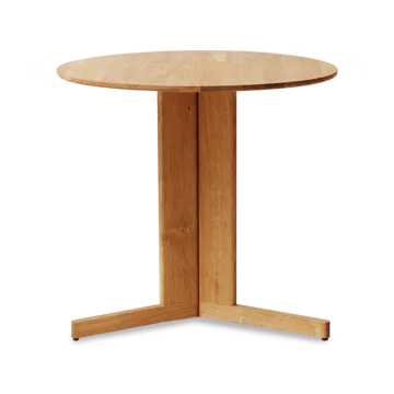Trefoil eettafel Ø75 cm - Eikenhout - Form & Refine