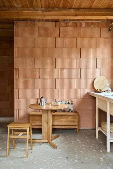 Trefoil eettafel Ø75 cm - Eikenhout - Form & Refine