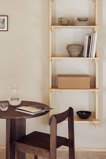 Trefoil eettafel Ø75 cm - Gerookte eik - Form & Refine