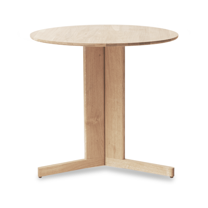 Trefoil eettafel Ø75 cm - Wit eiken - Form & Refine