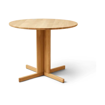 Trefoil eettafel Ø90 cm - Eikenhout - Form & Refine