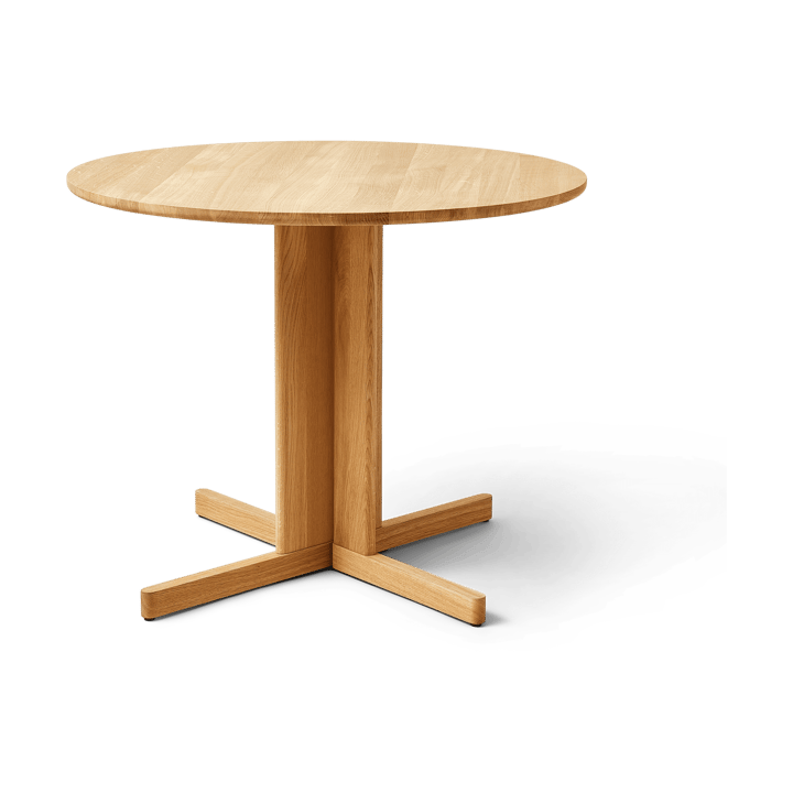 Trefoil eettafel Ø90 cm - Eikenhout - Form & Refine