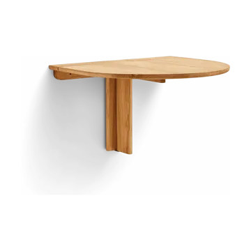 Trefoil wandgemonteerde tafel - Eikenhout - Form & Refine