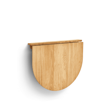 Trefoil wandgemonteerde tafel - Eikenhout - Form & Refine