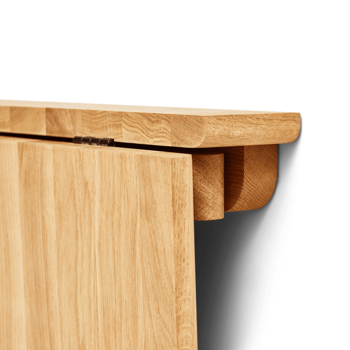 Trefoil wandgemonteerde tafel, Eikenhout Form & Refine