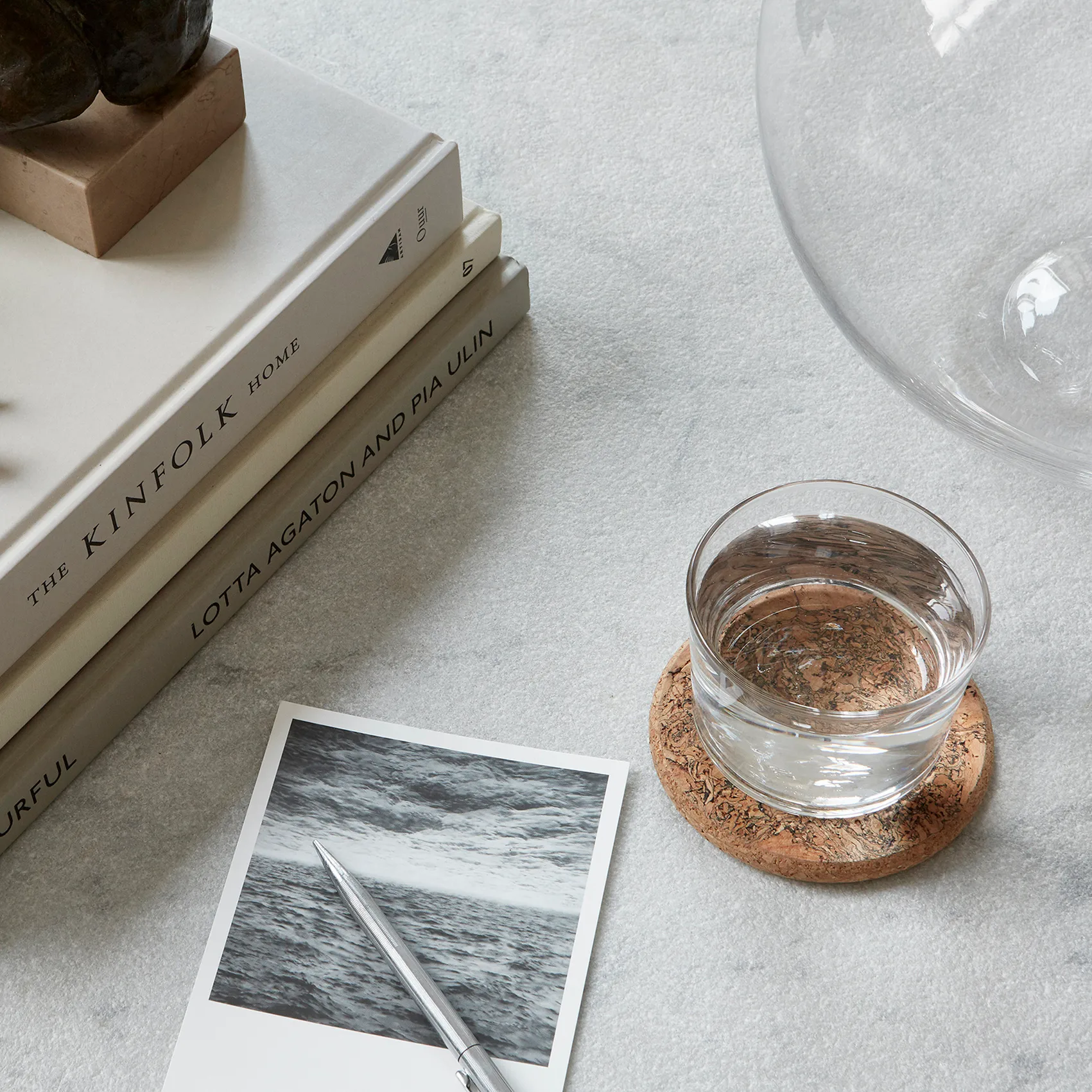 Cork glasonderzetters 4-pack, Natural Formgatan