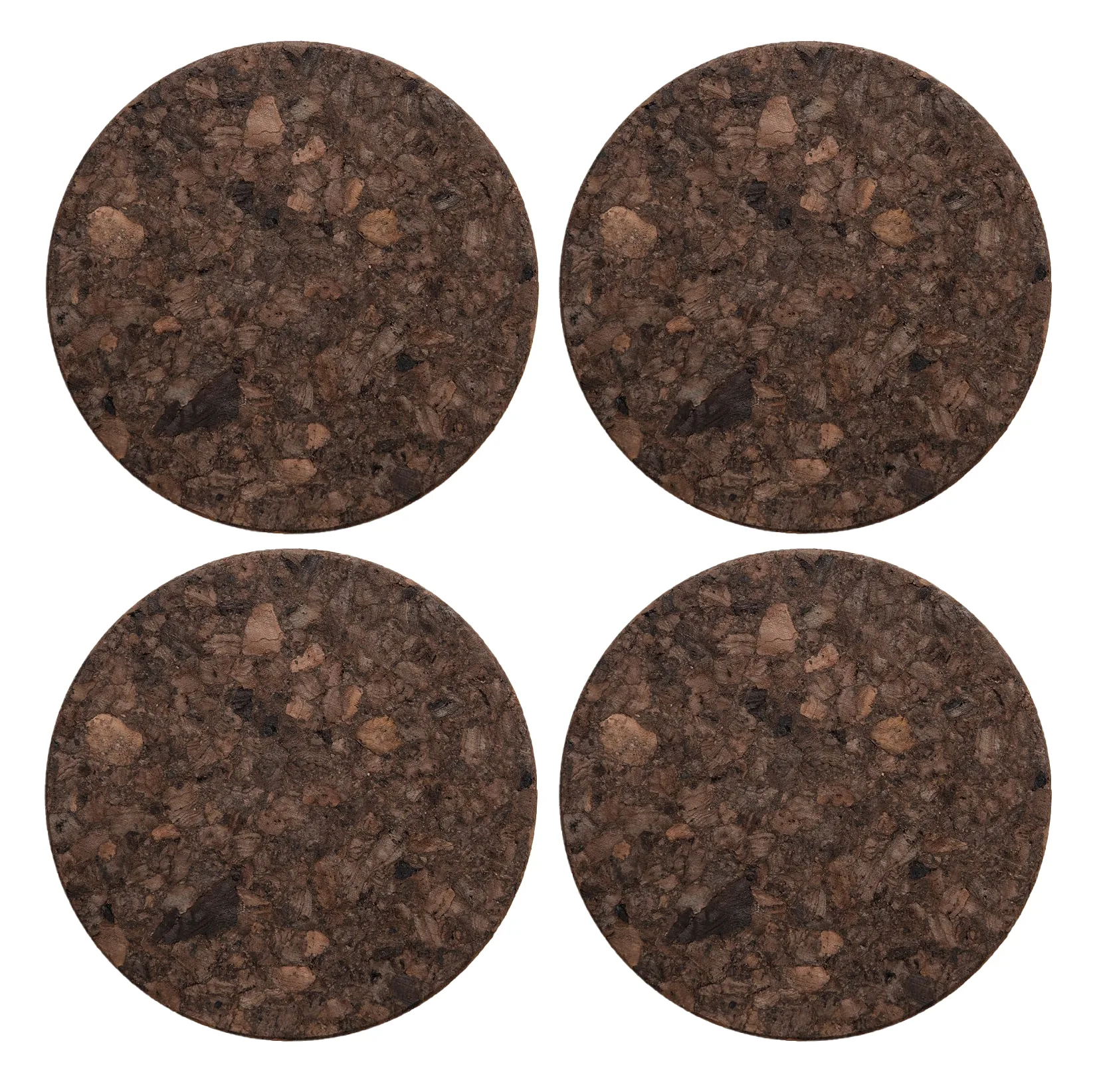 Cork glasonderzetters 4-pack, Smoked Formgatan