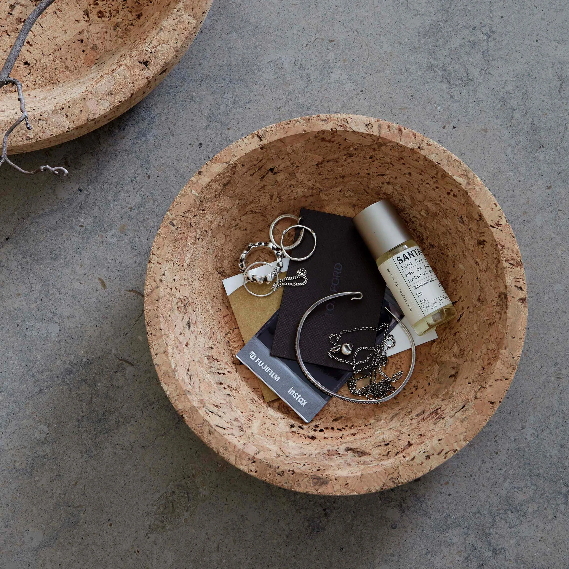 Cork kom S 20 cm, Natural Formgatan