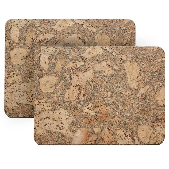 Cork placemat 30x40 cm 2-pack - Natural - Formgatan