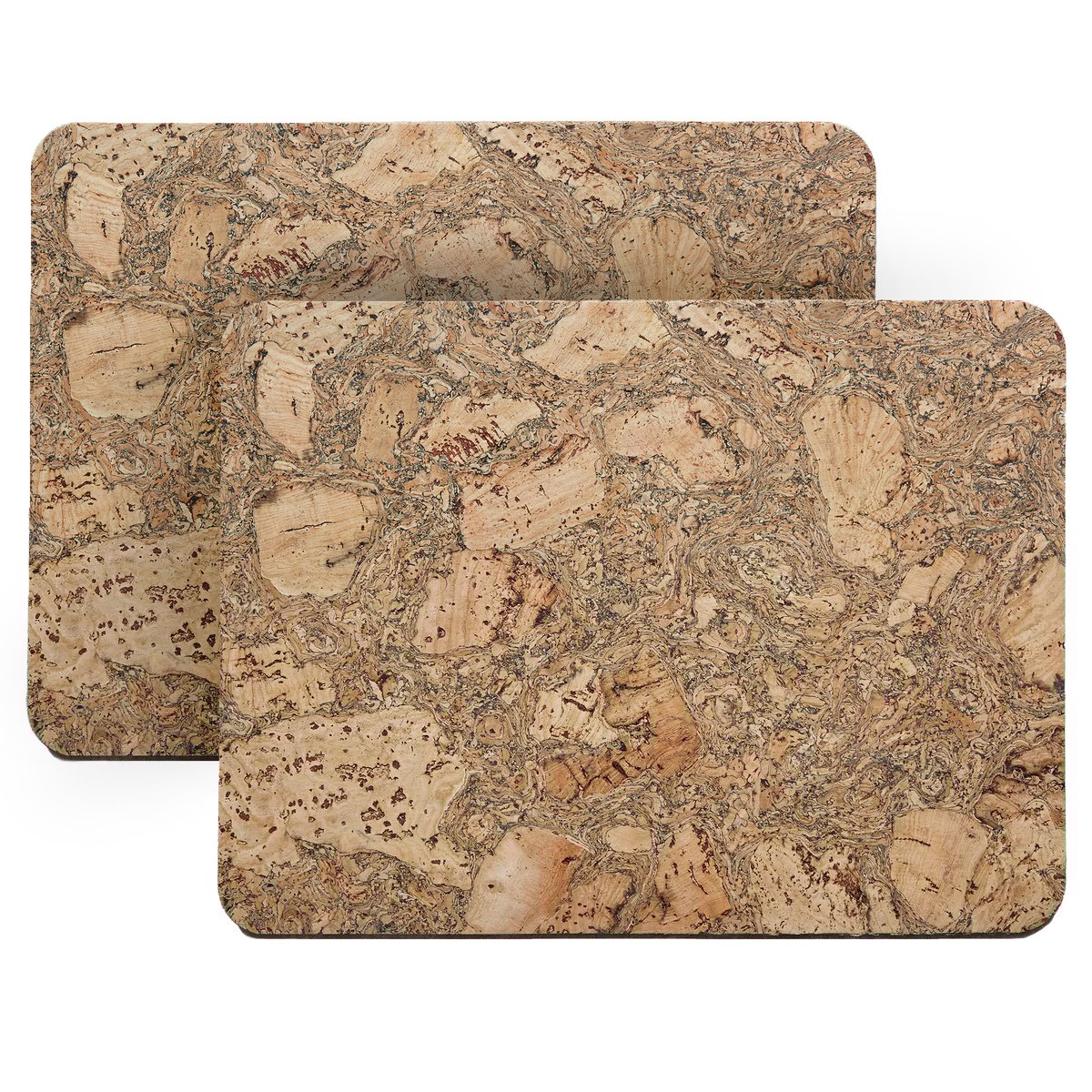 Formgatan Cork placemat 30x40 cm 2-pack Natural | Scandinavisch Interieur | Placemats | Bruin