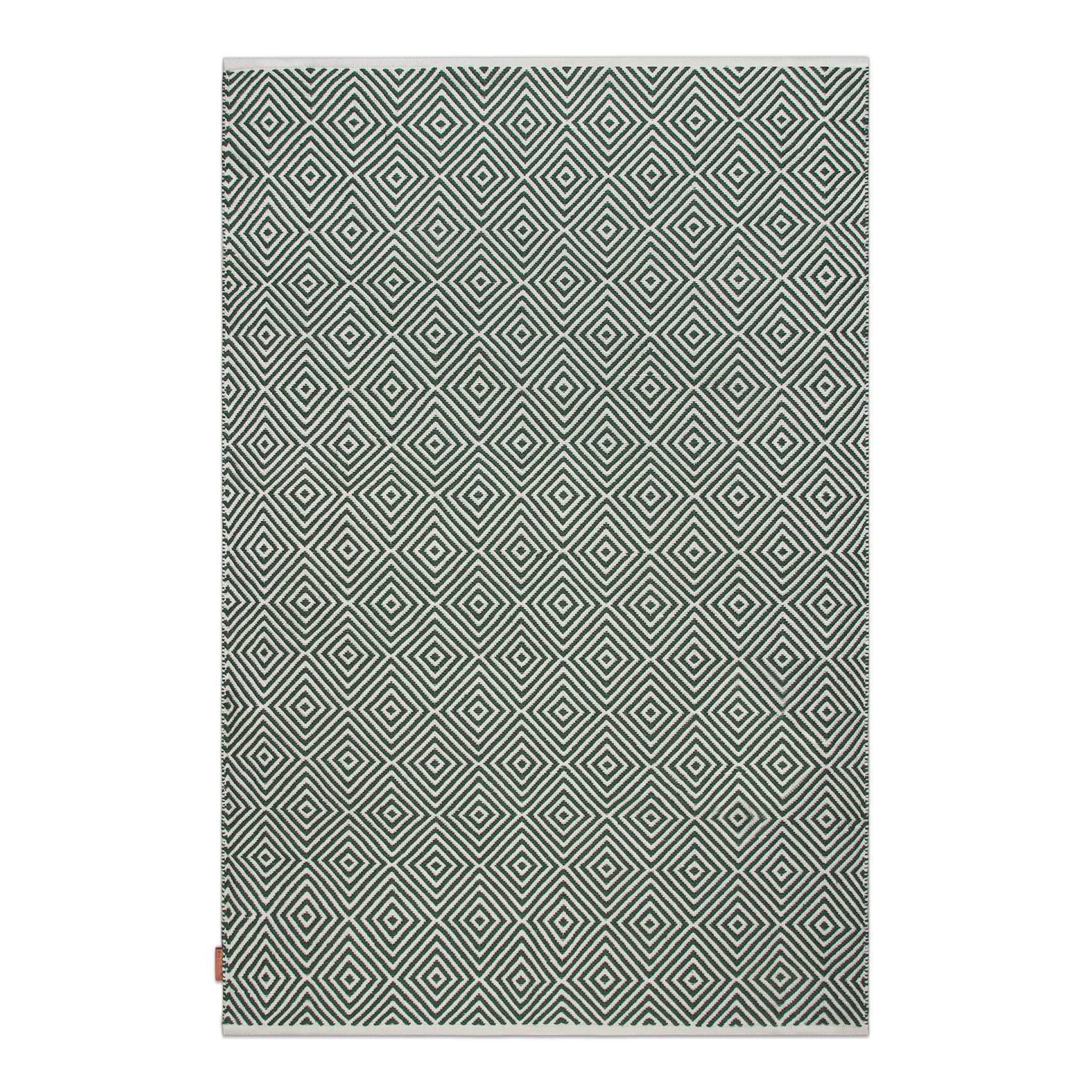 Diamond vloerkleed 140x200 cm, Green Formgatan