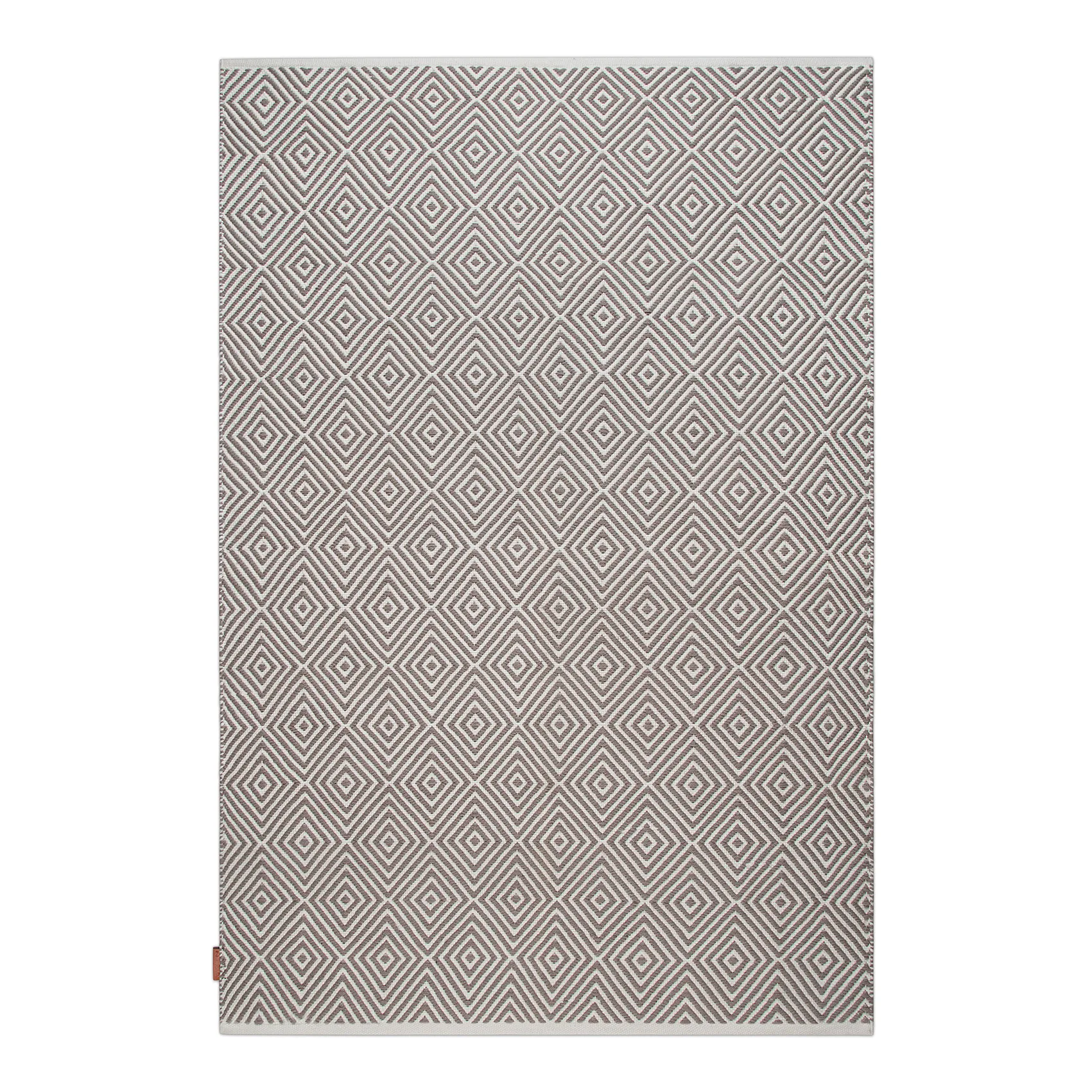 Diamond vloerkleed 140x200 cm, Grey Formgatan