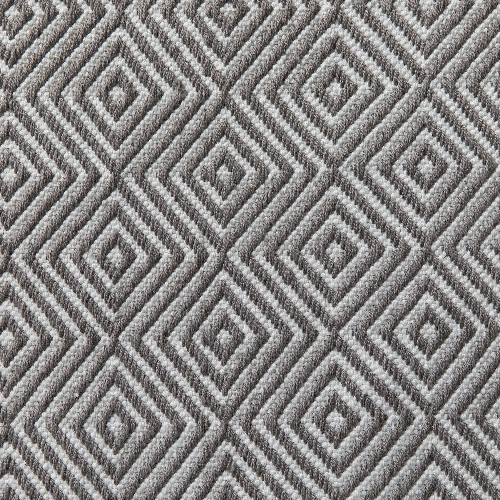 Diamond vloerkleed 140x200 cm, Grey Formgatan