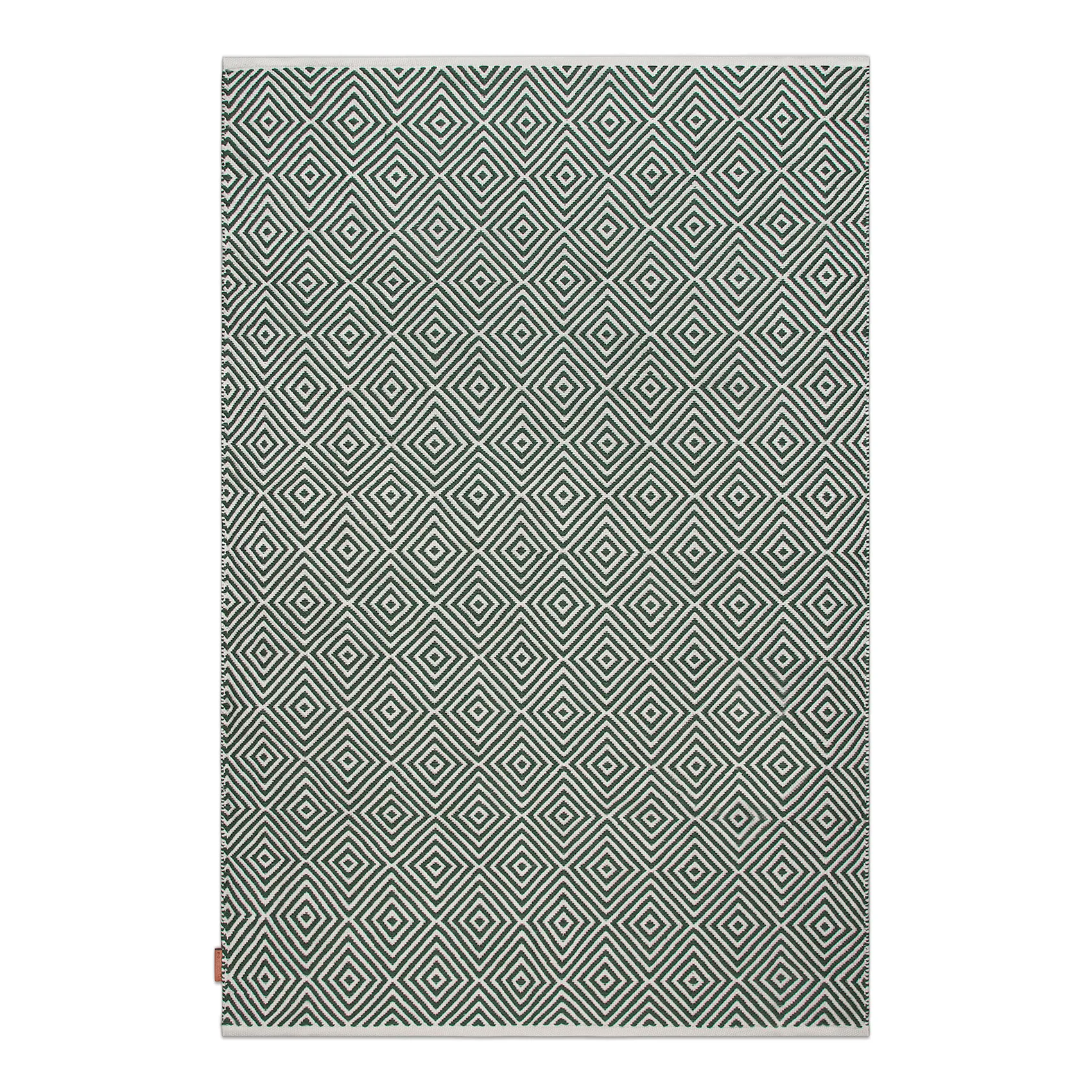 Diamond vloerkleed 170x230 cm, Green Formgatan