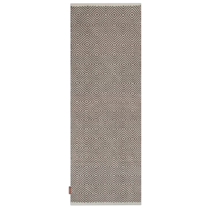 Diamond vloerkleed 70x200 cm - Grey - Formgatan