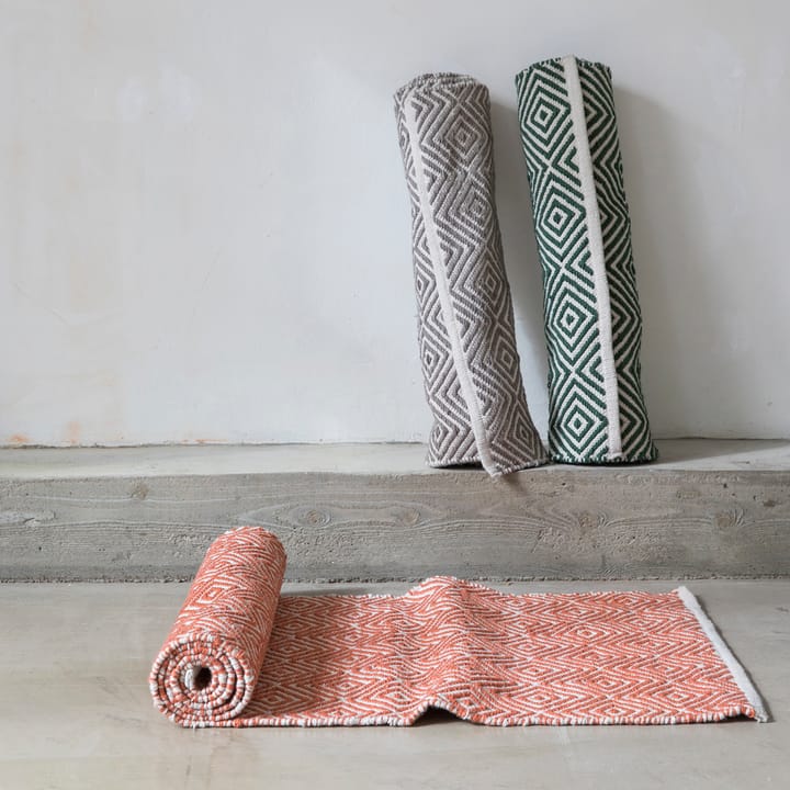 Diamond vloerkleed 70x200 cm, Grey Formgatan