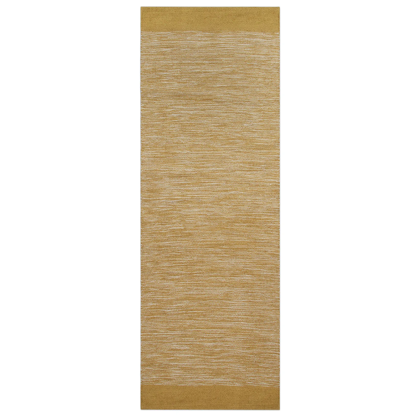 Melange vloerkleed 70x200 cm, Dusty yellow Formgatan