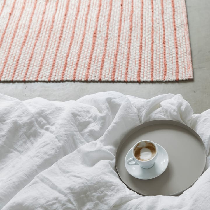 Stripe vloerkleed 140x200 cm, Burnt orange Formgatan