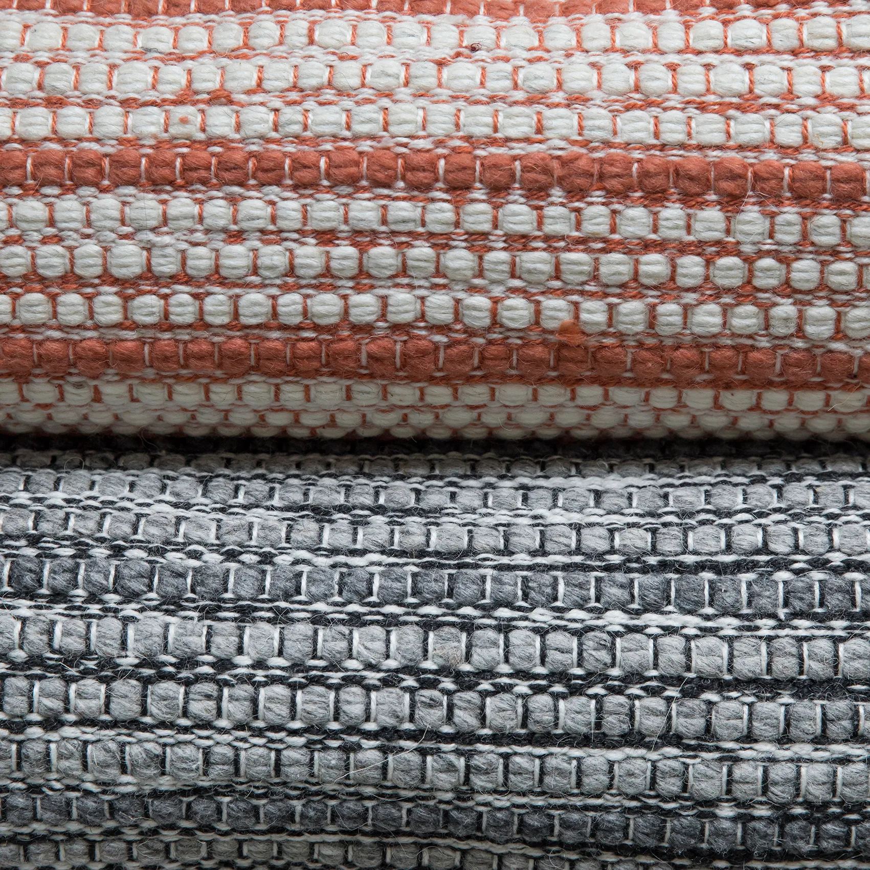 Stripe vloerkleed 70x200 cm, Burnt orange Formgatan