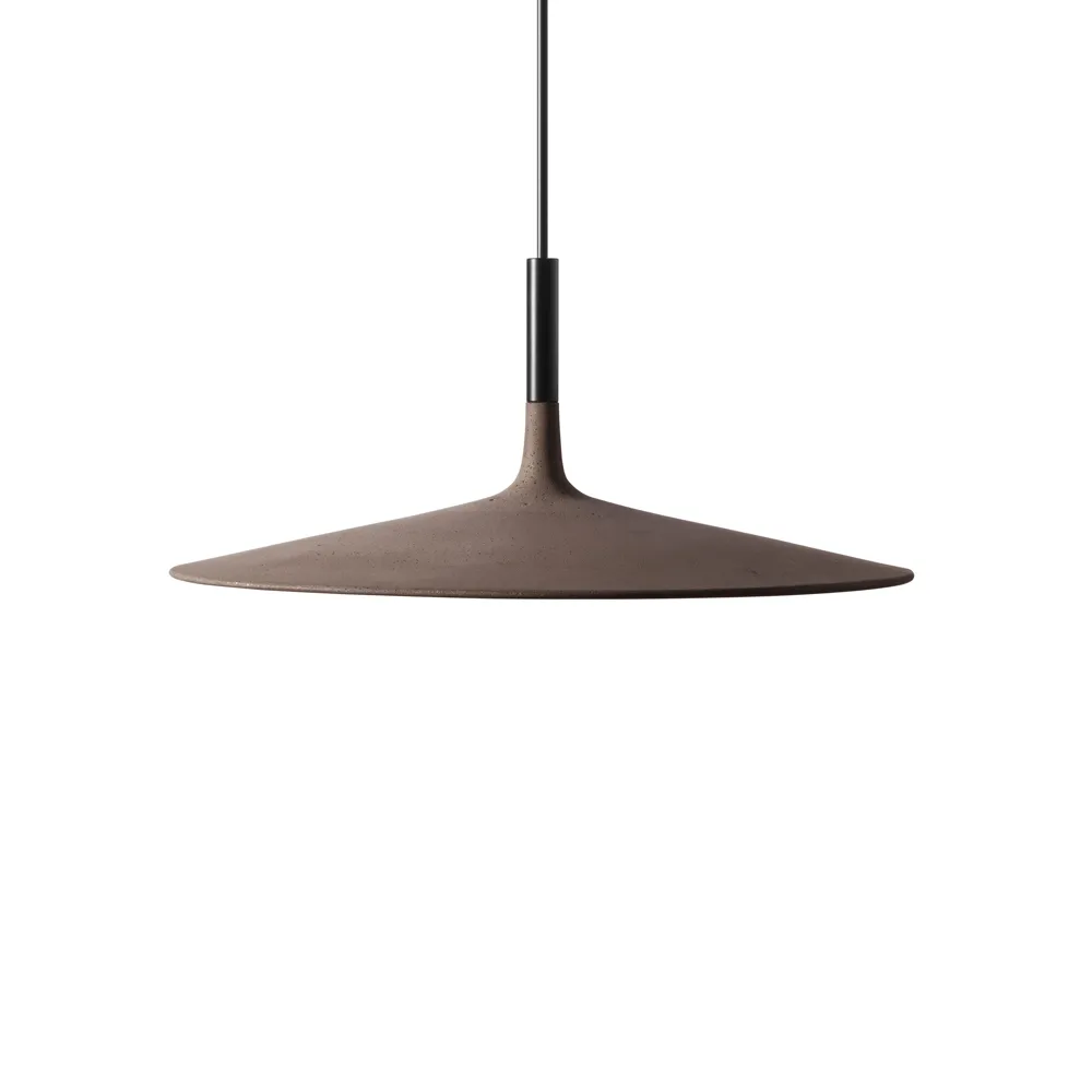 Aplomb Large hanglamp, Bruin beton Foscarini