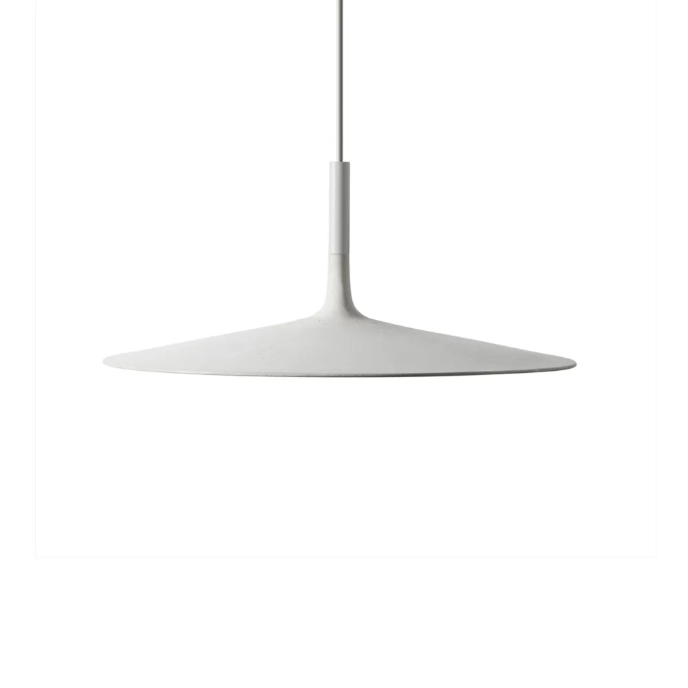 Aplomb Large hanglamp, Wit beton Foscarini