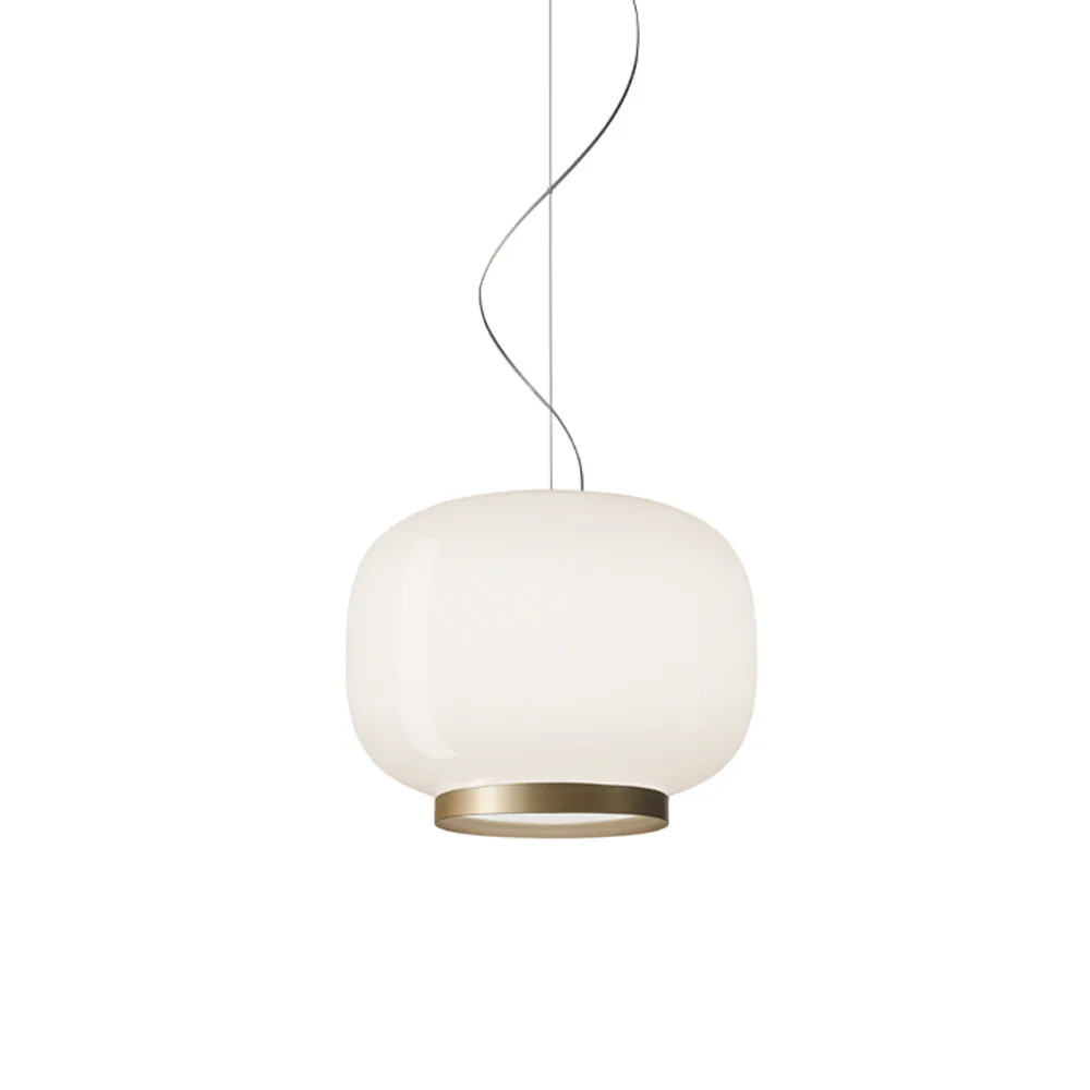 Chouchin 1 Reverse hanglamp, wit/goud Foscarini