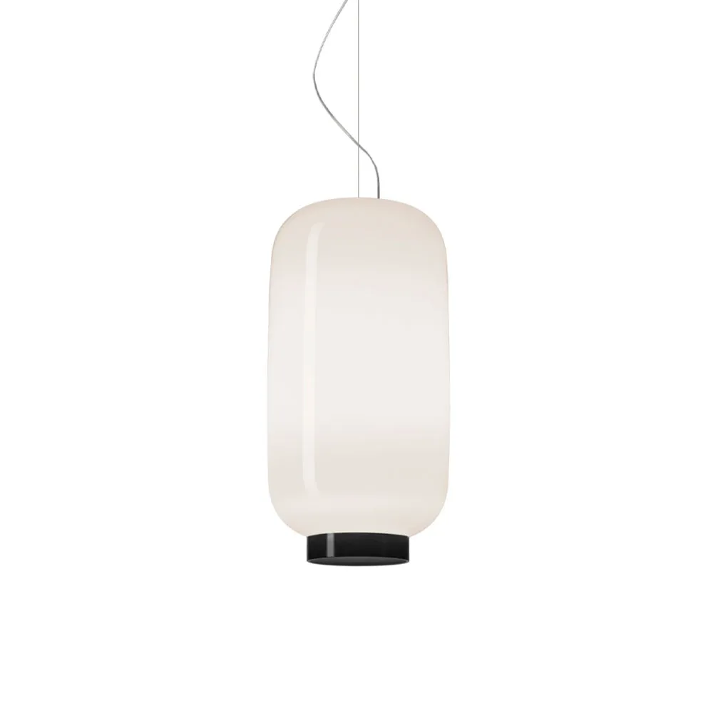 Chouchin 2 Reverse hanglamp, wit/zwart Foscarini