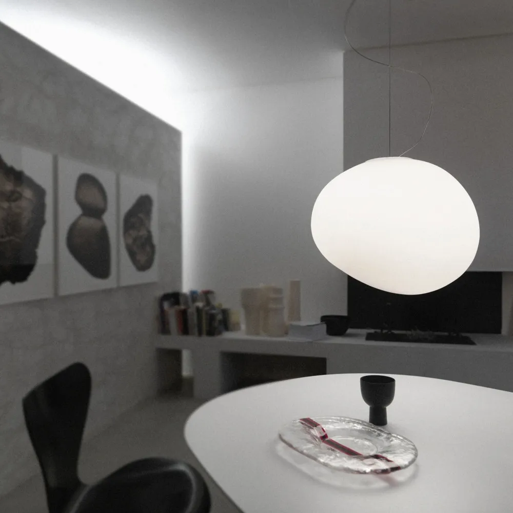 Gregg grande hanglamp, Wit Foscarini