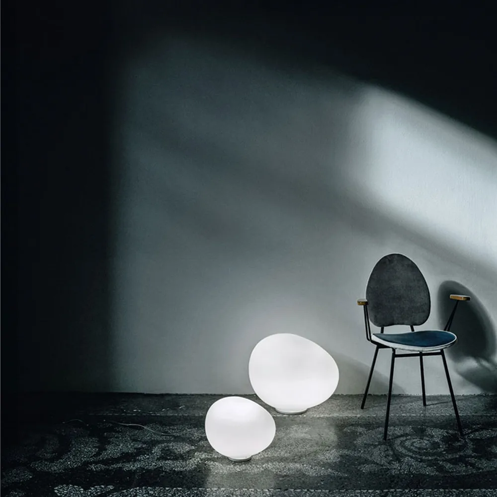 Gregg grande tafellamp, Wit Foscarini