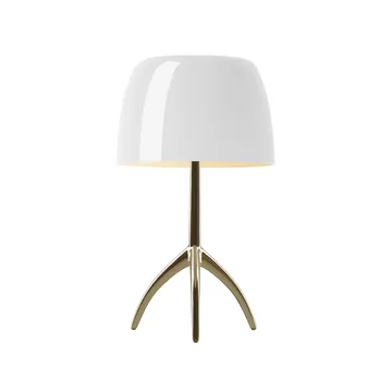 Lumiere Grande dimbare tafellamp - wit, champagne - Foscarini