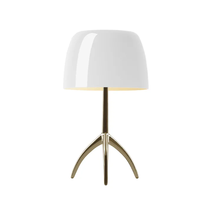 Lumiere Grande dimbare tafellamp - wit, champagne - Foscarini
