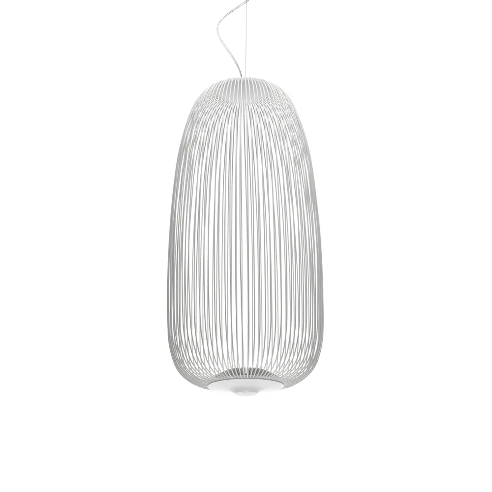 Spokes 1 hanglamp, Wit Foscarini