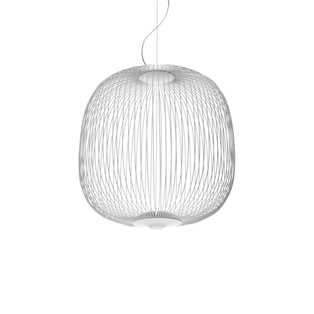 Spokes 2 hanglamp, Wit Foscarini