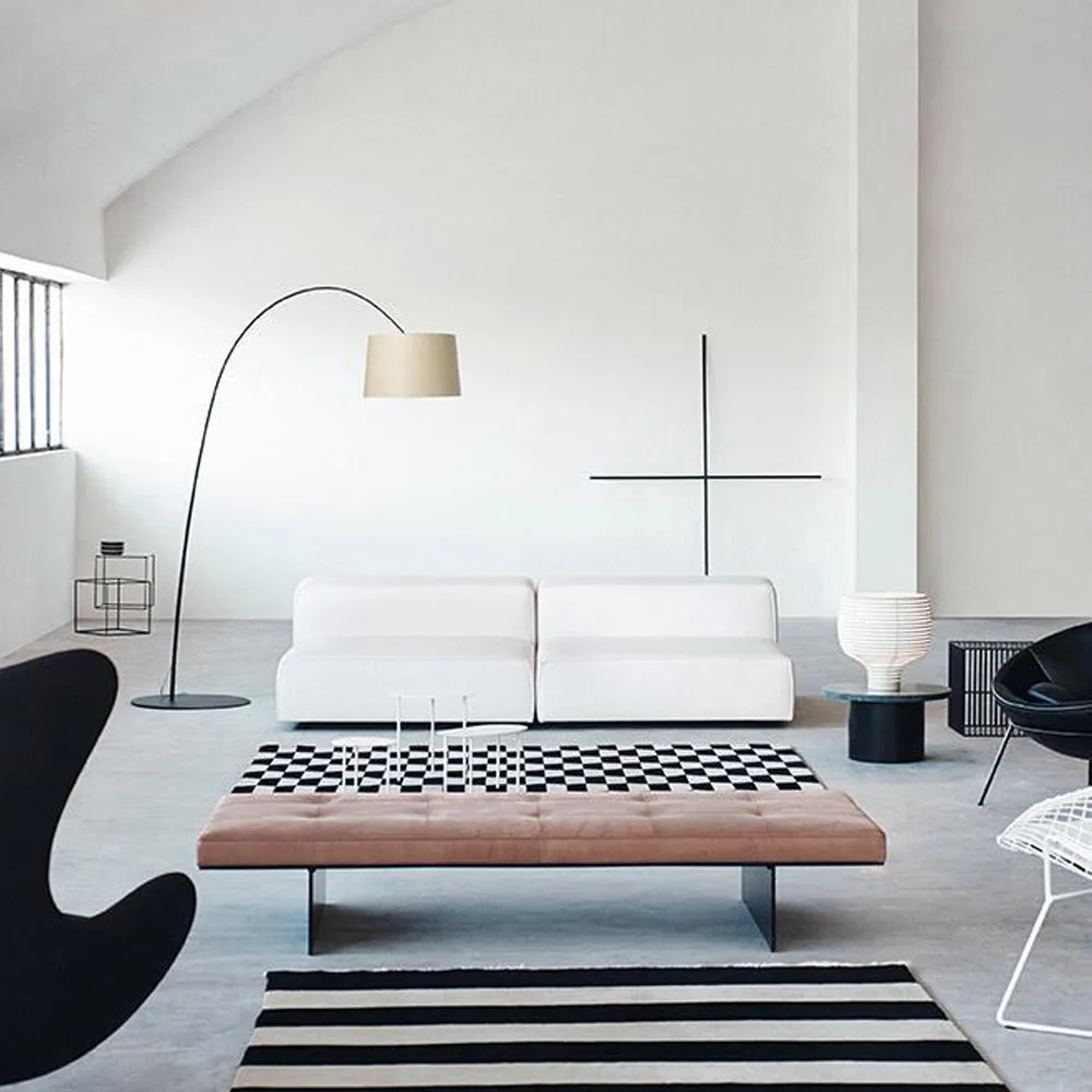 Twiggy Wood vloerlamp, greige Foscarini