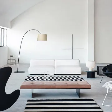 Twiggy Wood vloerlamp - greige - Foscarini