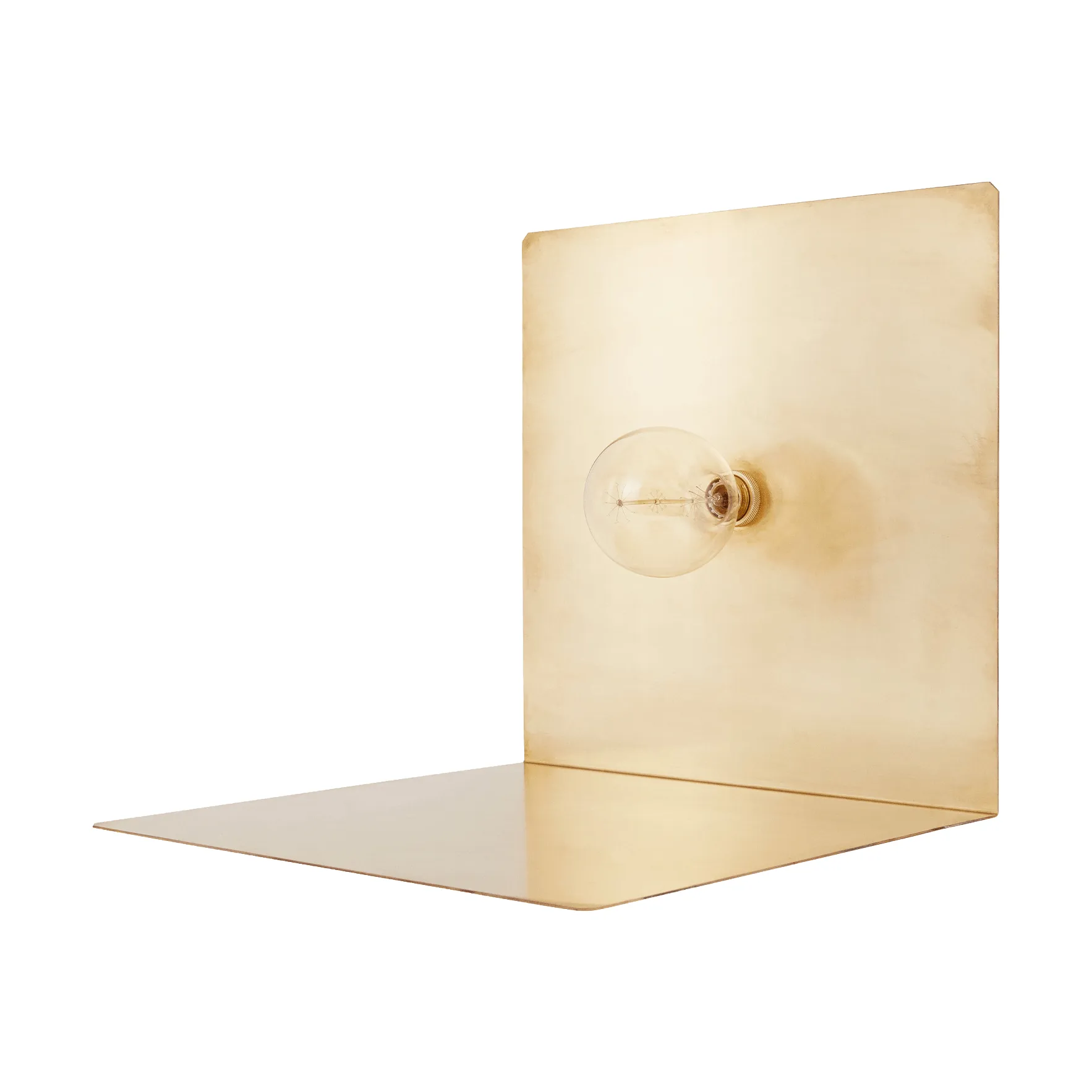 90° Floor Light vloerlamp, Brass FRAMA