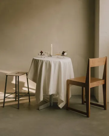 Adam kruk - Raw steel-natural leather, H:65 cm - FRAMA