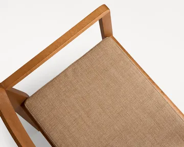 Armrest Chair 01 armstoel - Donkerbruin berkenhout - FRAMA