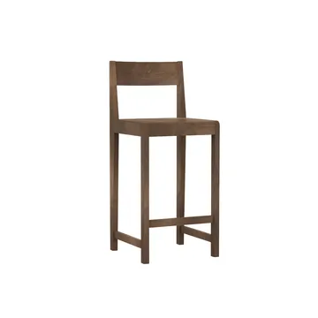 Bar Chair 01 barkruk - Donkerbruin berken, 65 cm - FRAMA