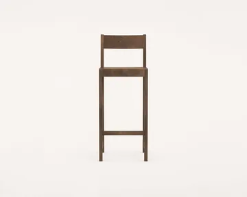 Bar Chair 01 barkruk - Donkerbruin berken, 76 cm - FRAMA