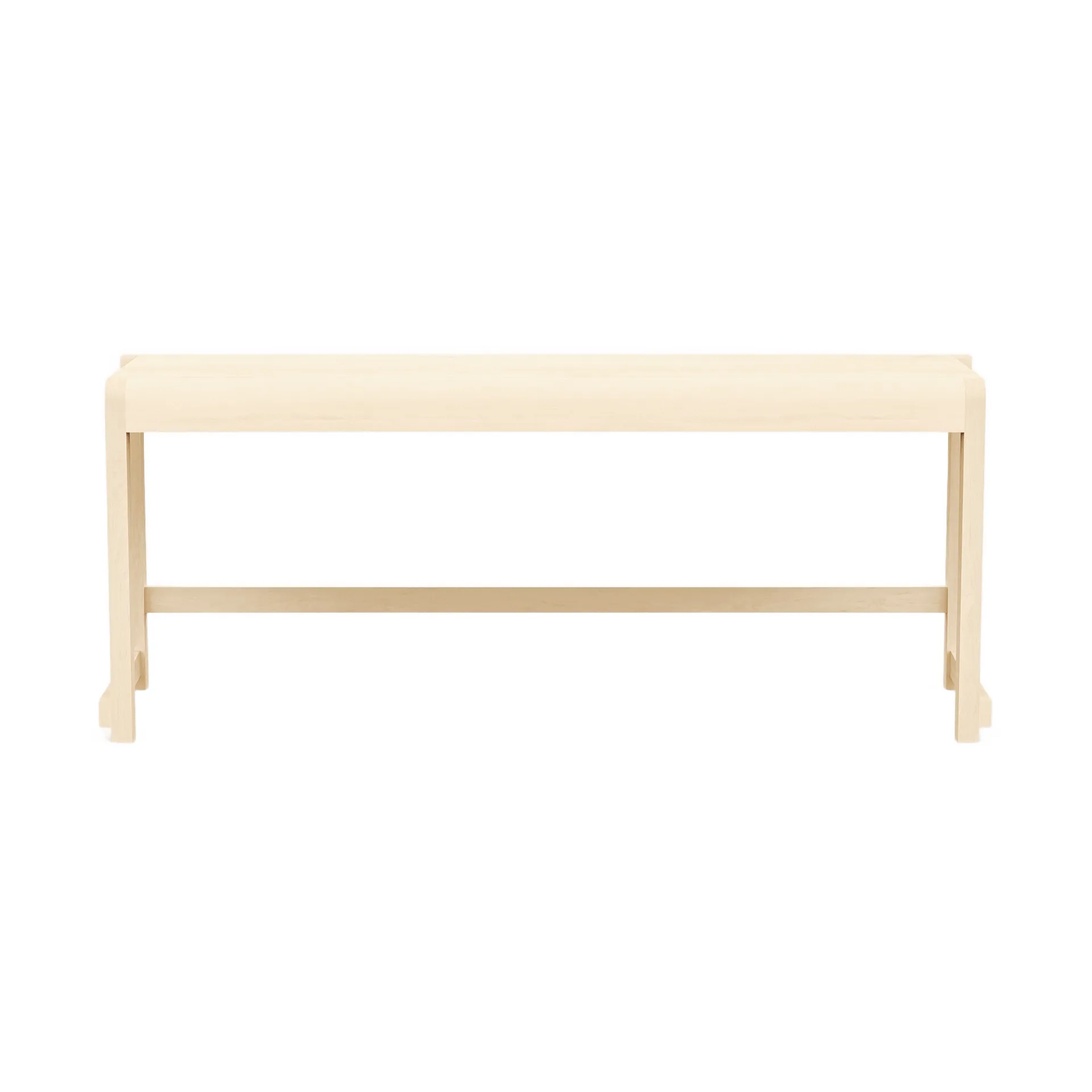 Bench 01 bank, Berken, 114,6x37x46 cm FRAMA