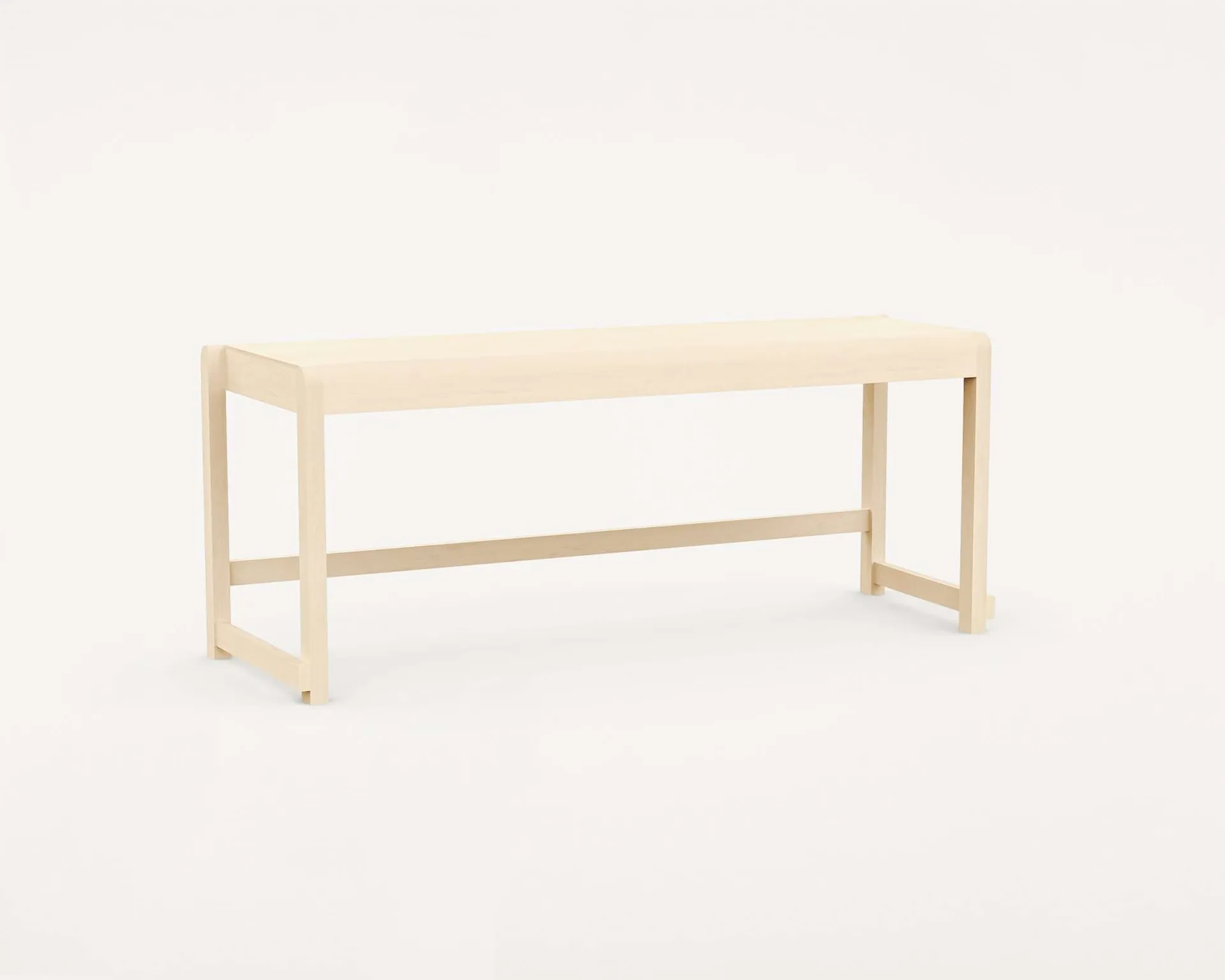 Bench 01 bank, Berken, 114,6x37x46 cm FRAMA