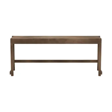 Bench 01 bank - Donkerbruin berken, 114,6x37x46 cm - FRAMA