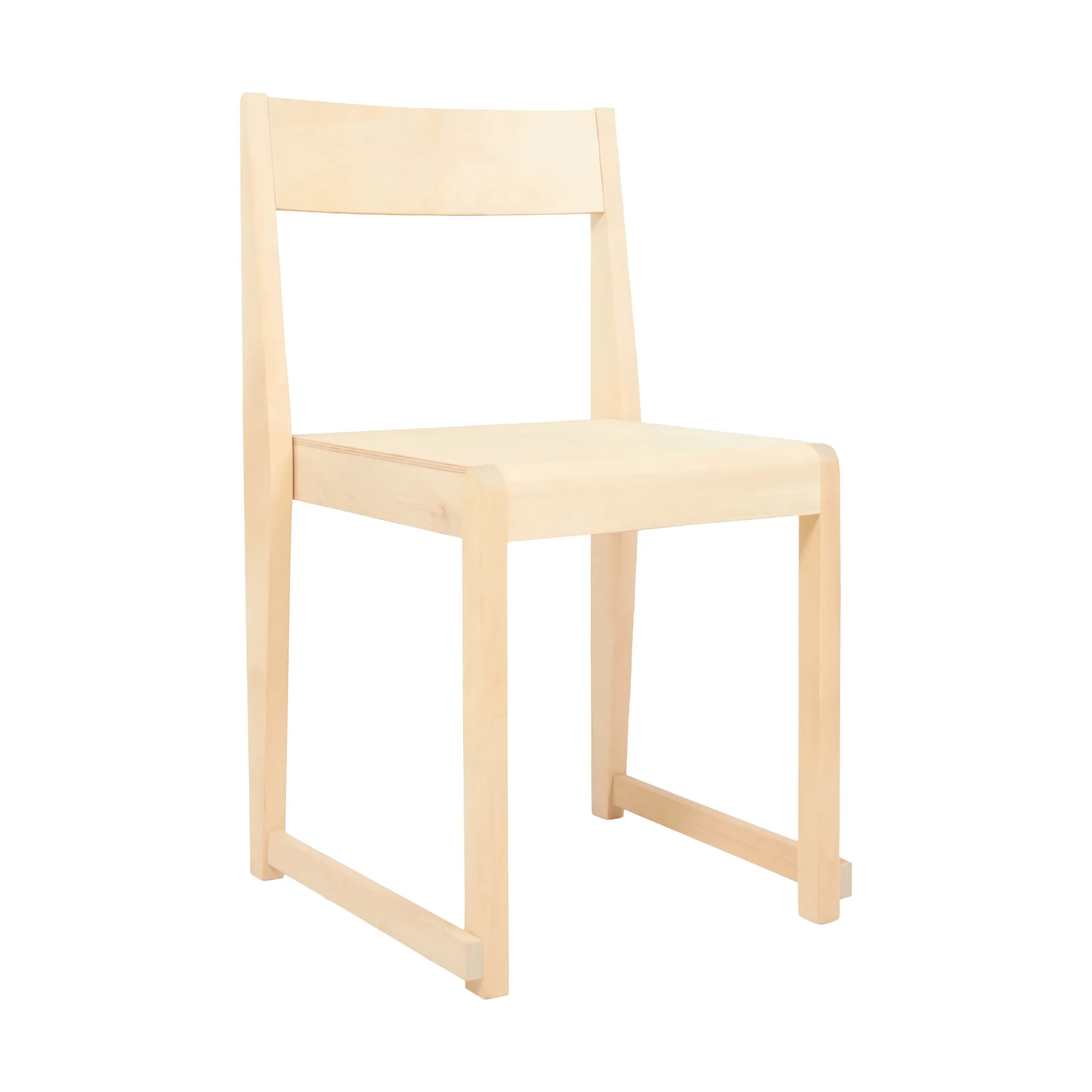 Chair 01 stoel, Berkenhout FRAMA