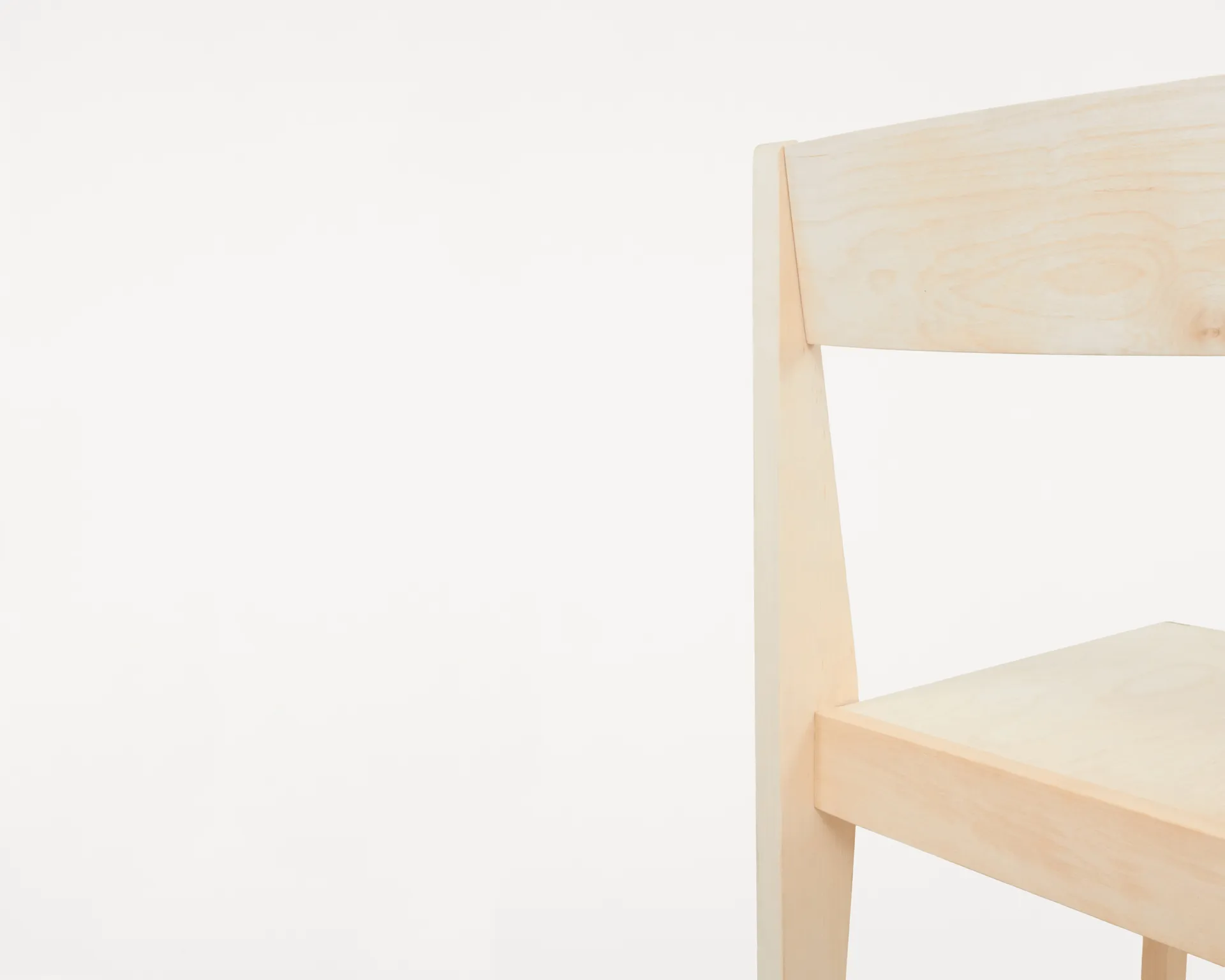Chair 01 stoel, Berkenhout FRAMA