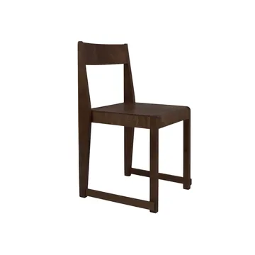 Chair 01 stoel - Donkerbruin berkenhout - FRAMA
