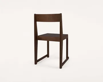 Chair 01 stoel - Donkerbruin berkenhout - FRAMA