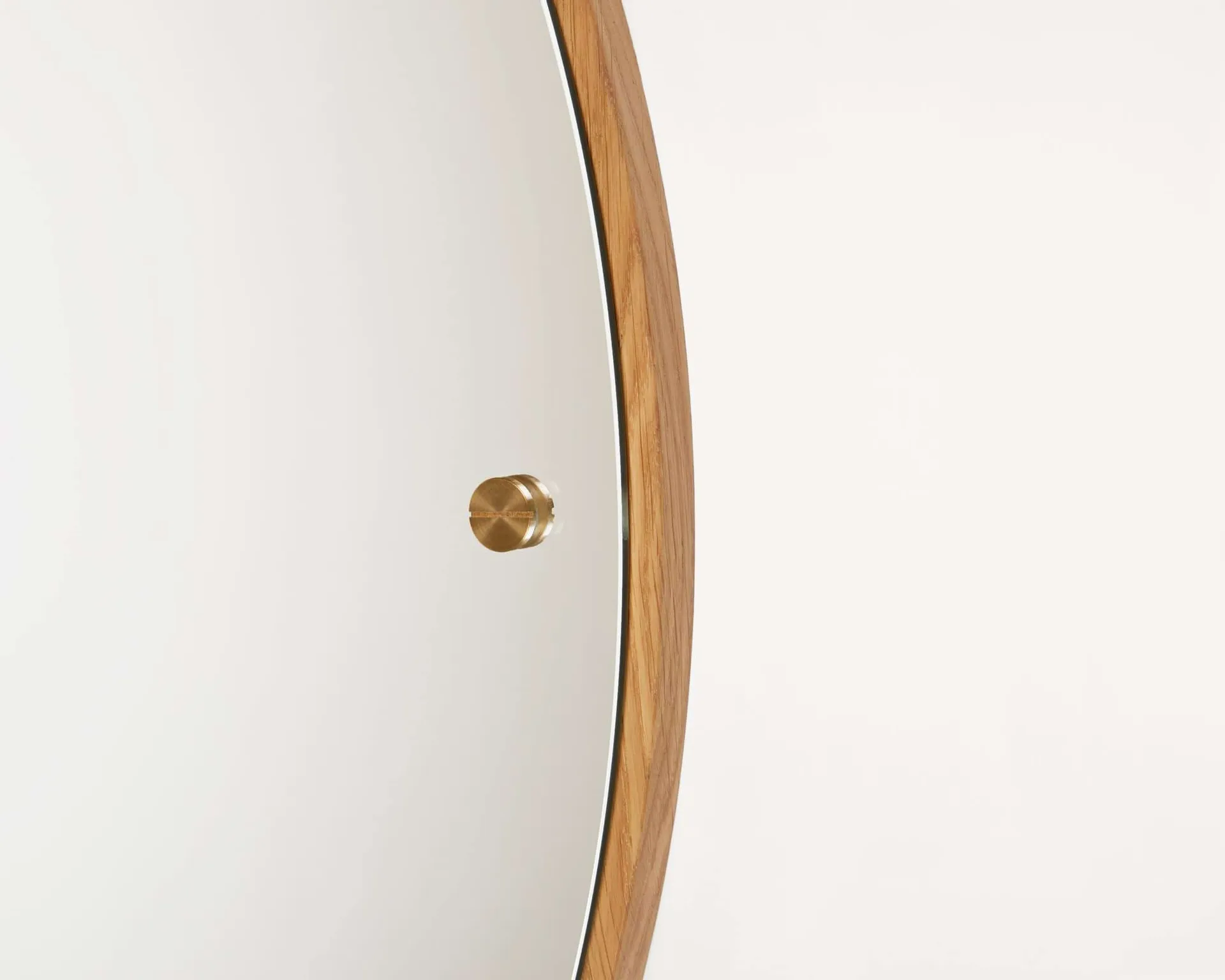 CM Circle spiegel, Eiken, medium, Ø60 cm FRAMA